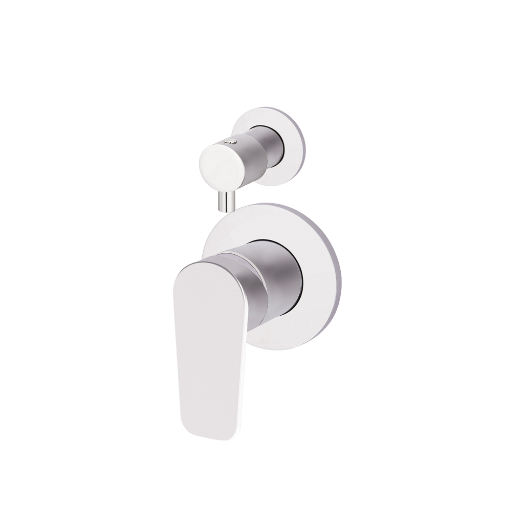 Wall/Shower Diverter Mixer Paddle HandleTrim Kit Chrome