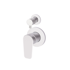 Wall/Shower Diverter Mixer Paddle HandleTrim Kit Chrome