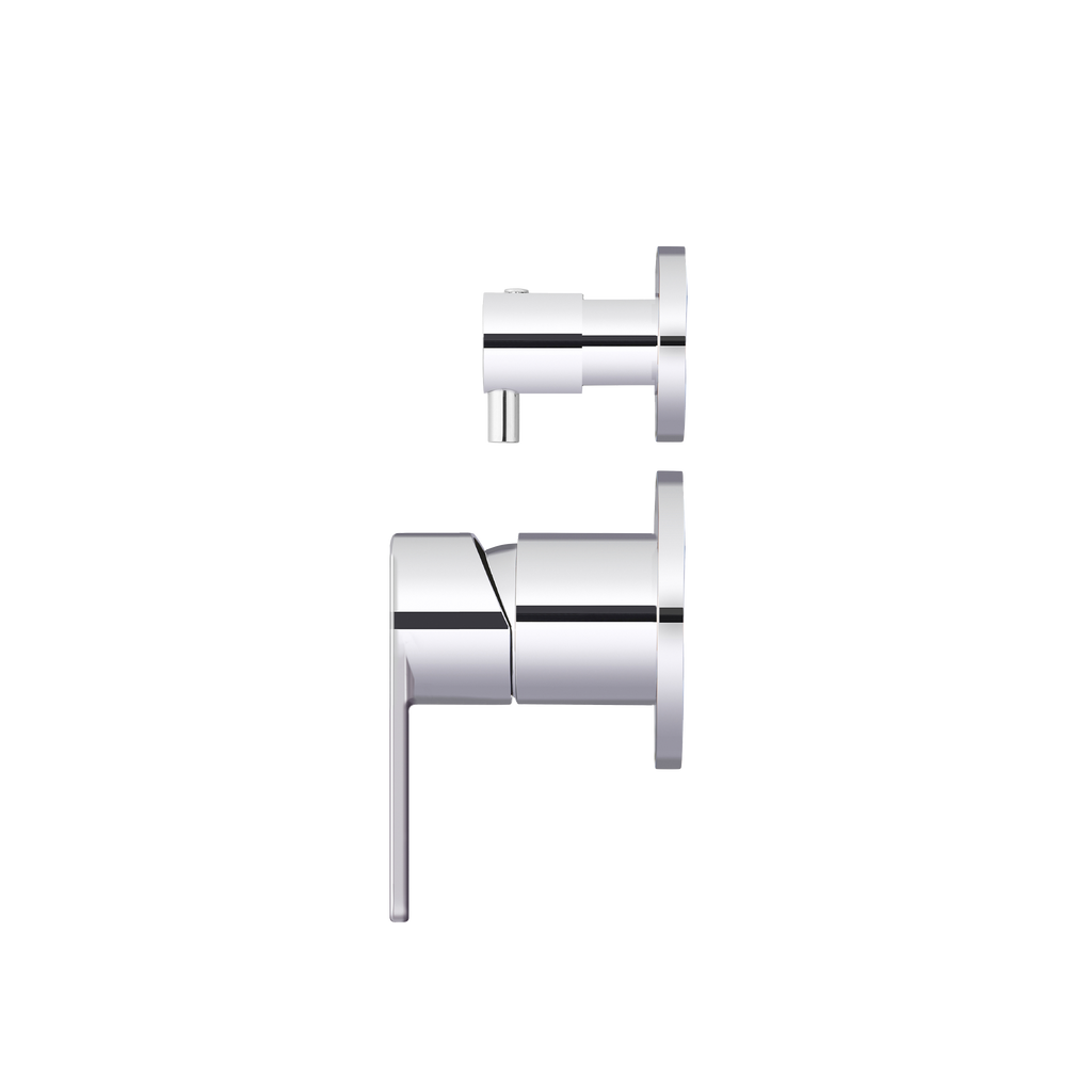 Wall/Shower Diverter Mixer Paddle HandleTrim Kit Chrome