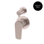Wall/Shower Diverter Mixer Paddle HandleTrim Kit Champagne