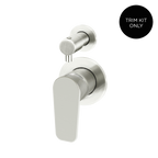 Wall/Shower Diverter Mixer Paddle HandleTrim Kit Brushed Nickel