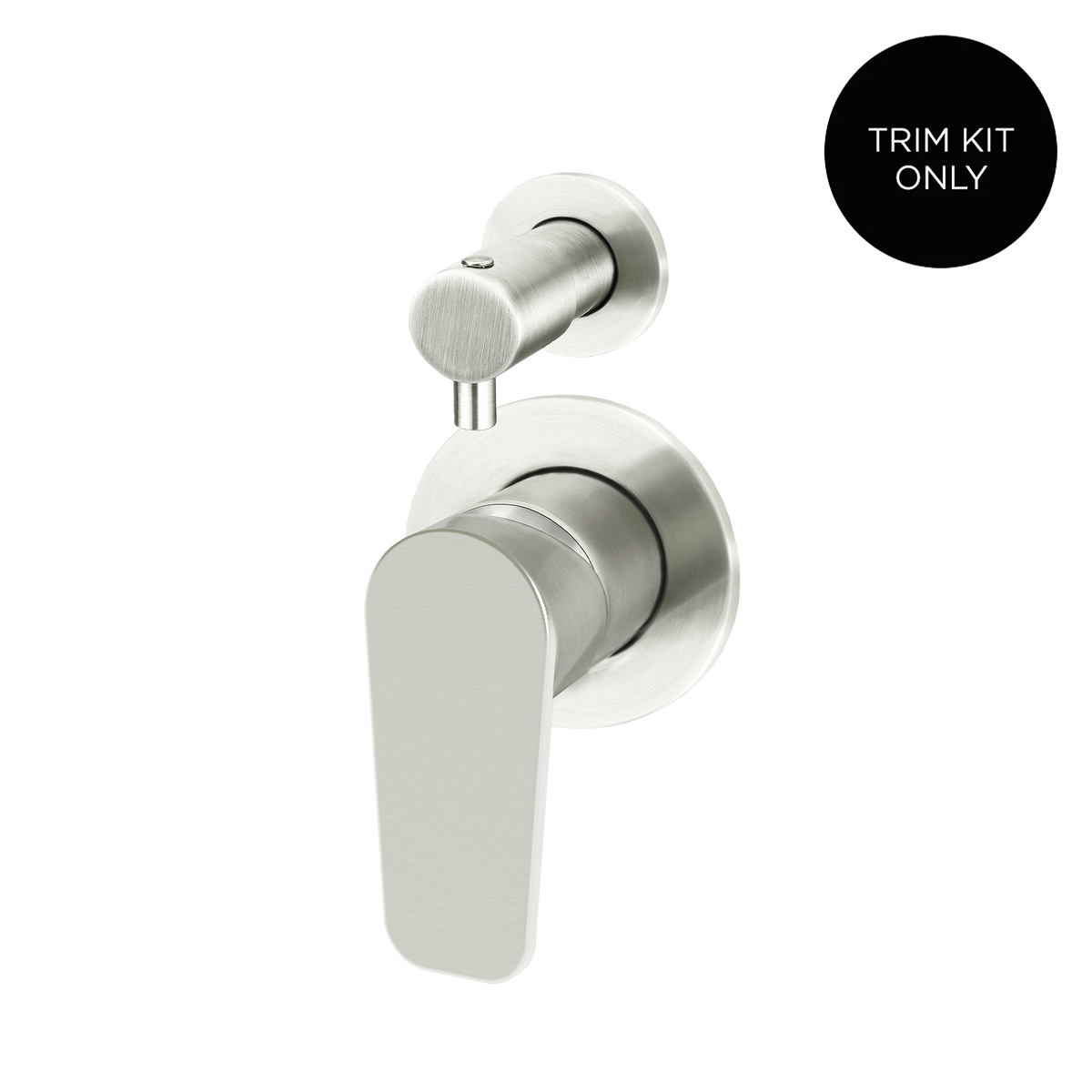Wall/Shower Diverter Mixer Paddle HandleTrim Kit Brushed Nickel