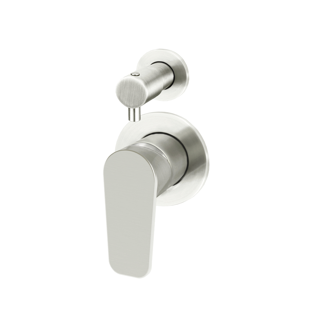 Wall/Shower Diverter Mixer Paddle HandleTrim Kit Brushed Nickel