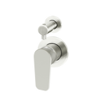Wall/Shower Diverter Mixer Paddle HandleTrim Kit Brushed Nickel