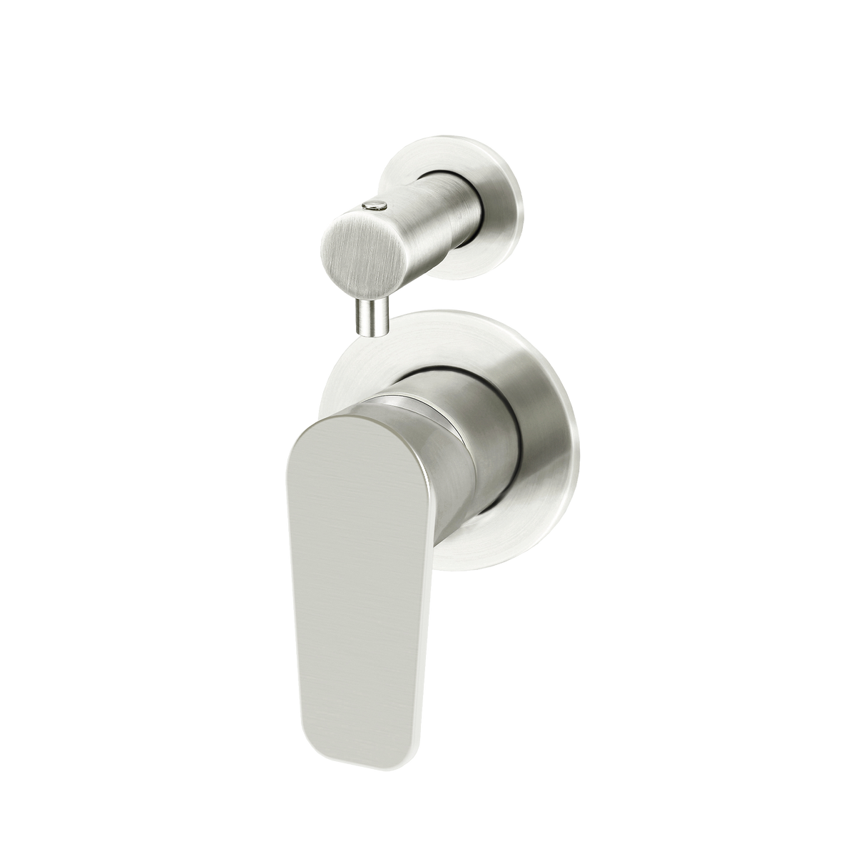 Wall/Shower Diverter Mixer Paddle HandleTrim Kit Brushed Nickel