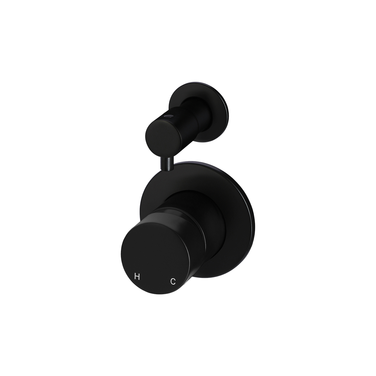 Wall/Shower Diverter Mixer Pinless HandleTrim Kit Matte Black