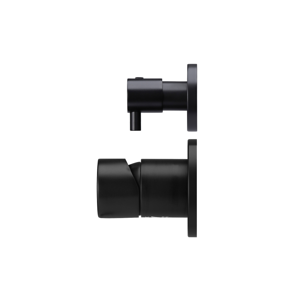 Wall/Shower Diverter Mixer Pinless HandleTrim Kit Matte Black