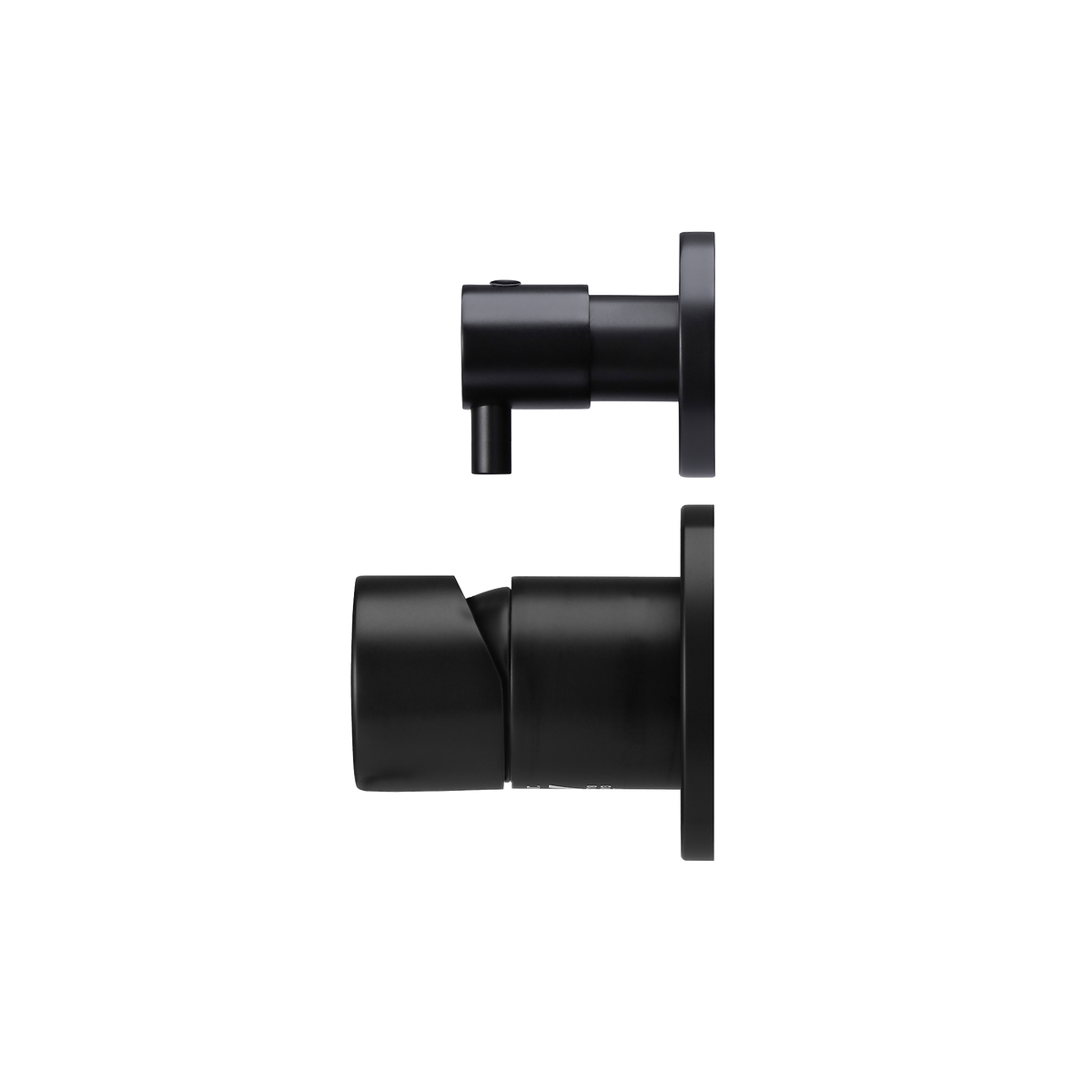 Wall/Shower Diverter Mixer Pinless HandleTrim Kit Matte Black