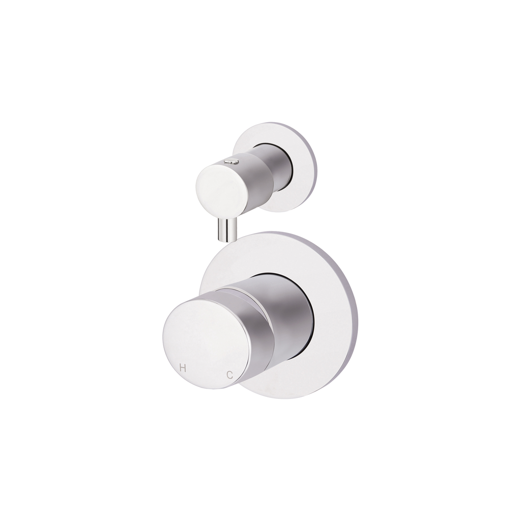 Wall/Shower Diverter Mixer Pinless Handle Trim Kit Chrome