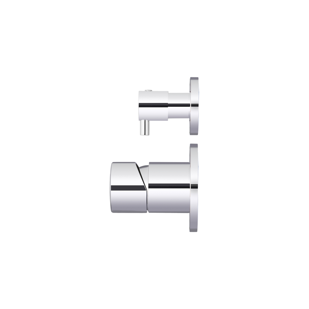 Wall/Shower Diverter Mixer Pinless Handle Trim Kit Chrome