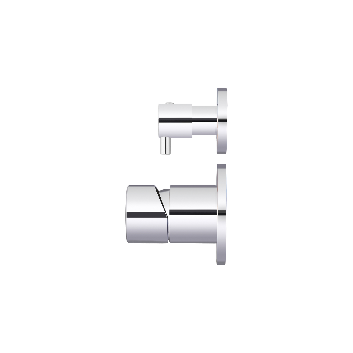 Wall/Shower Diverter Mixer Pinless Handle Trim Kit Chrome