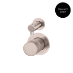 Wall/Shower Diverter Mixer Pinless Handle Trim Kit Champagne
