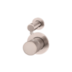 Wall/Shower Diverter Mixer Pinless Handle Trim Kit Champagne