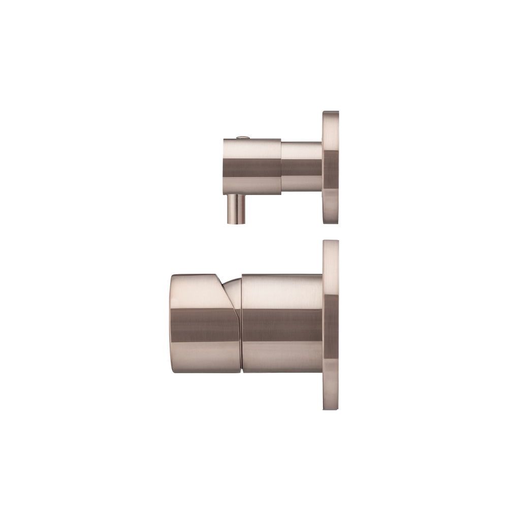 Wall/Shower Diverter Mixer Pinless Handle Trim Kit Champagne