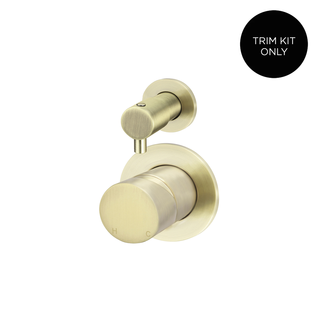 Wall/Shower Diverter Mixer Pinless Handle Trim Kit Tiger Bronze