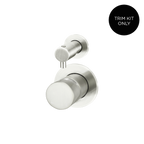 Wall/Shower Diverter Mixer Pinless Handle Trim Kit Brushed Nickel