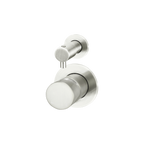 Wall/Shower Diverter Mixer Pinless Handle Trim Kit Brushed Nickel