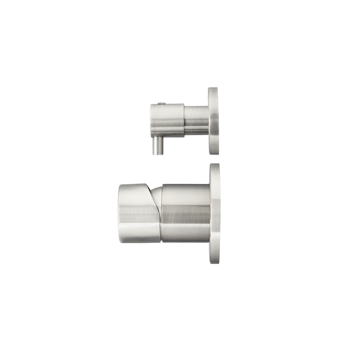 Wall/Shower Diverter Mixer Pinless Handle Trim Kit Brushed Nickel