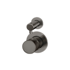 Wall/Shower Diverter Mixer Pinless Handle Trim Kit Gun Metal