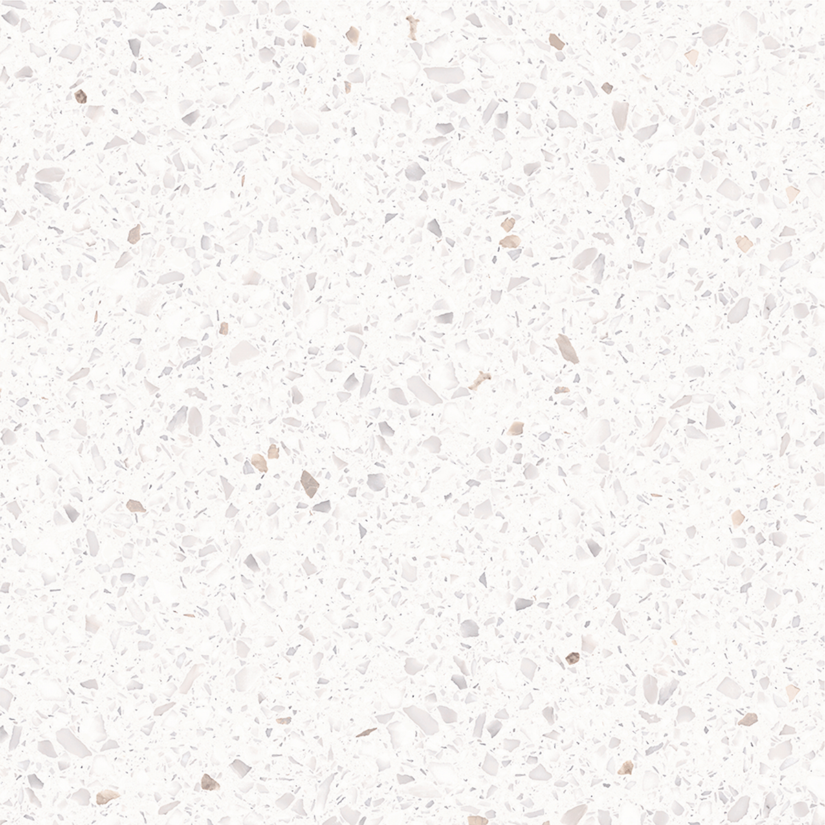 Terrazzo Snow White Hilite Textured Tile