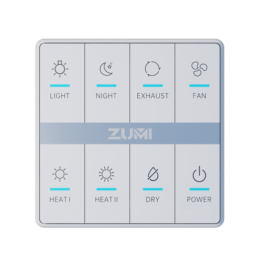 4 in 1 Bathroom Heater 600 Series Matte White