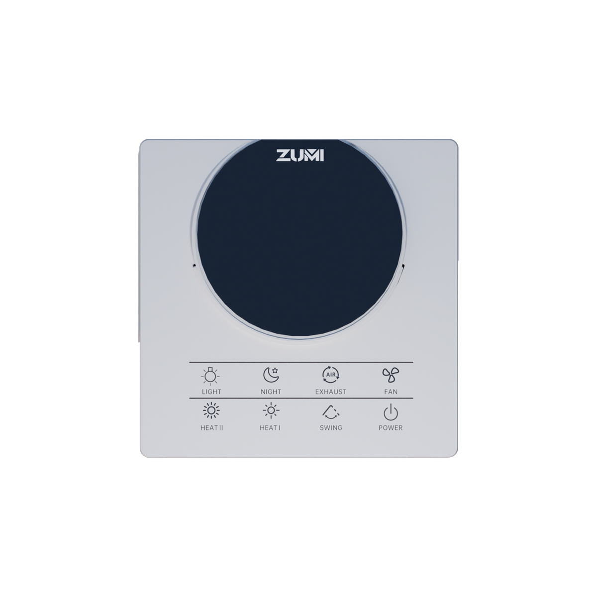 4 in 1 Bathroom Heater 600 Series Matt White (White Controller)