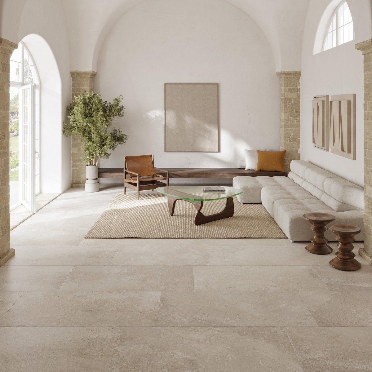 Pearl Textured Tile - lifestyle view