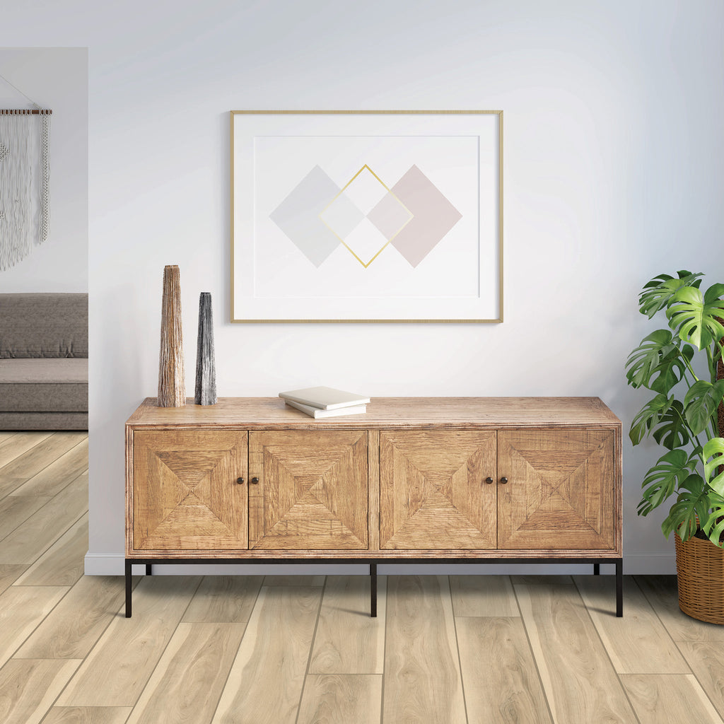 Nordic Oak Luxury Vinyl Textured - lifestyle view