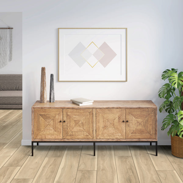 Nordic Oak Luxury Vinyl Textured - lifestyle view