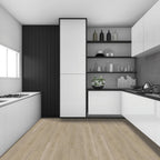 Grey Oak Luxury Vinyl Textured - lifestyle view