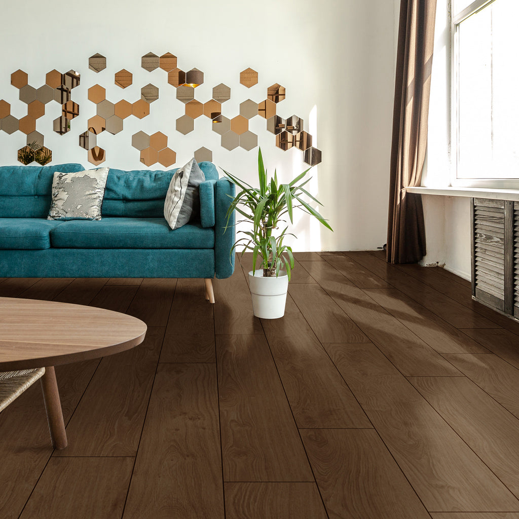 Rustic Coffee Oak Laminate - lifestyle view