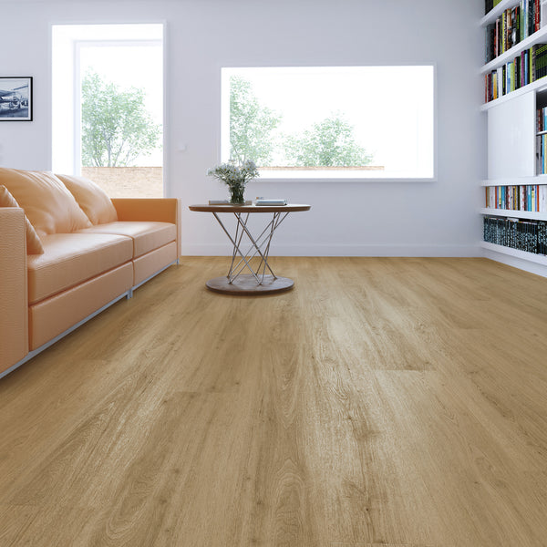Honey Oak Water Resistant Laminate - lifestyle view