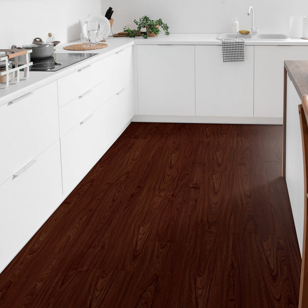 Mahogany Water Resistant Laminate - lifestyle view