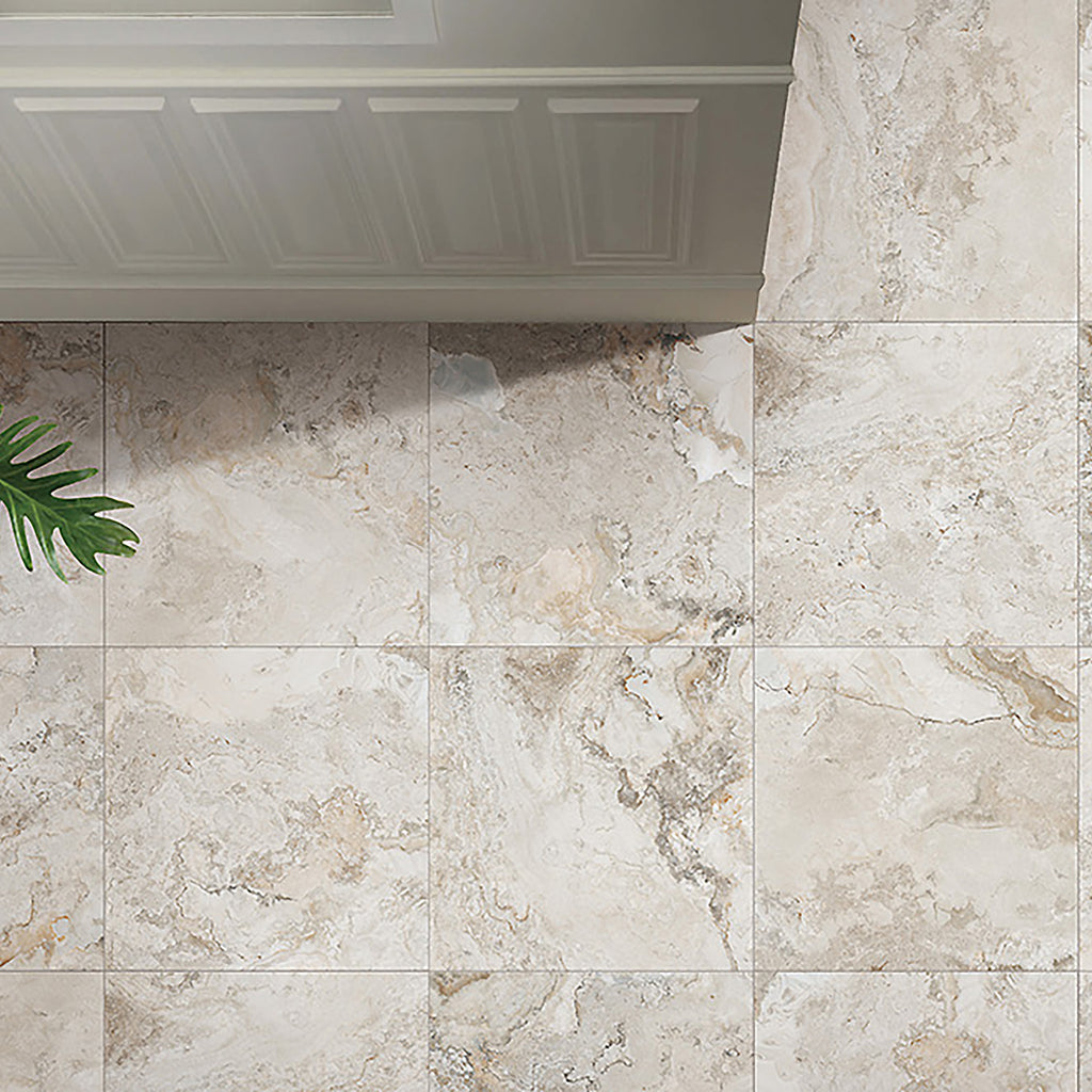 Linen Structured Silk Tile - lifestyle view