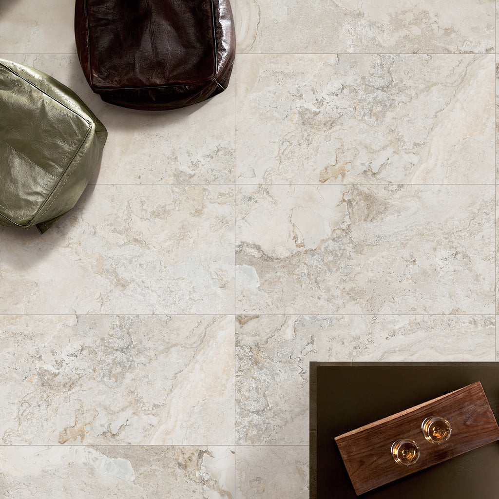Linen Structured Silk Tile - lifestyle view