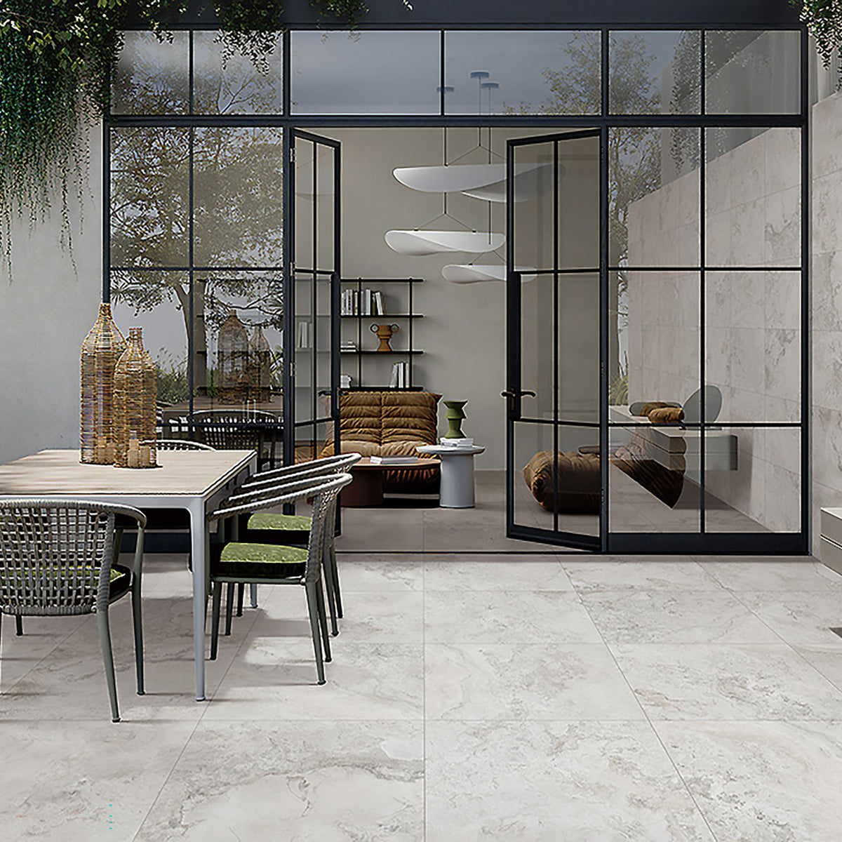 Chalk Structured Textured Paver - lifestyle view
