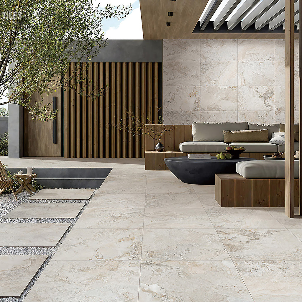 Linen Structured Textured Paver - lifestyle view