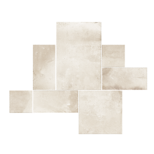 Shell Structured Microtec Textured French Pattern Tile (Box 0.72m2)