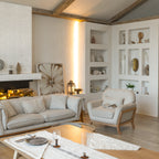 Snow Structured Gloss Tile - lifestyle view