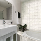 Linen Structured Satin Tile - lifestyle view