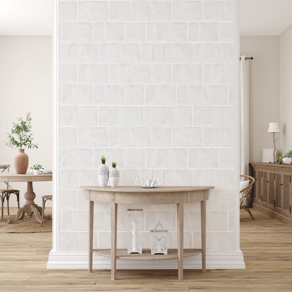 Pebble Structured Satin Tile - lifestyle view