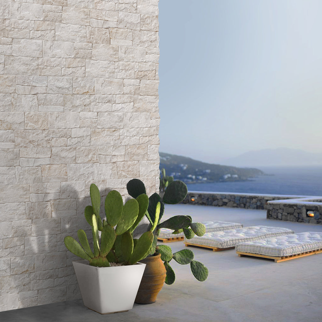 Chalk Structured Textured Tile - lifestyle view