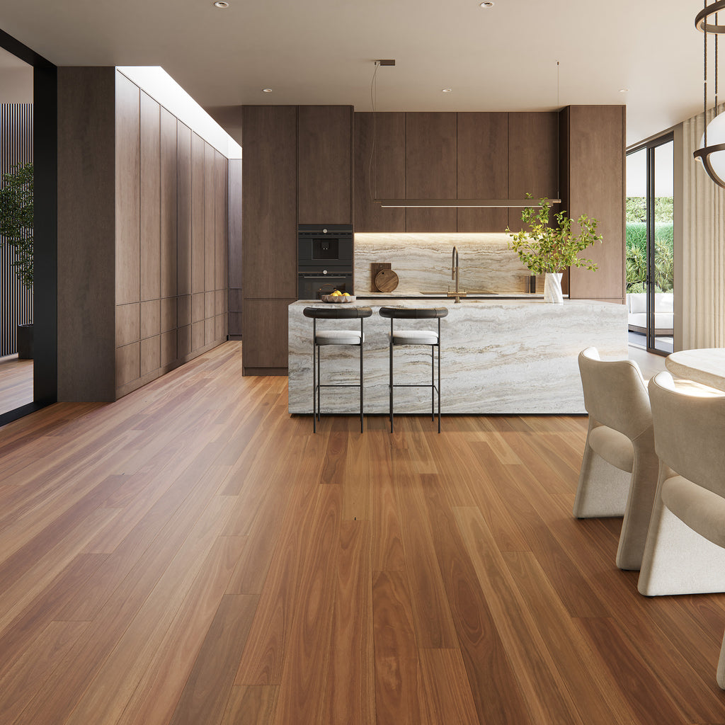 Spotted Gum Engineered Timber Textured 14/3 Nested - lifestyle view