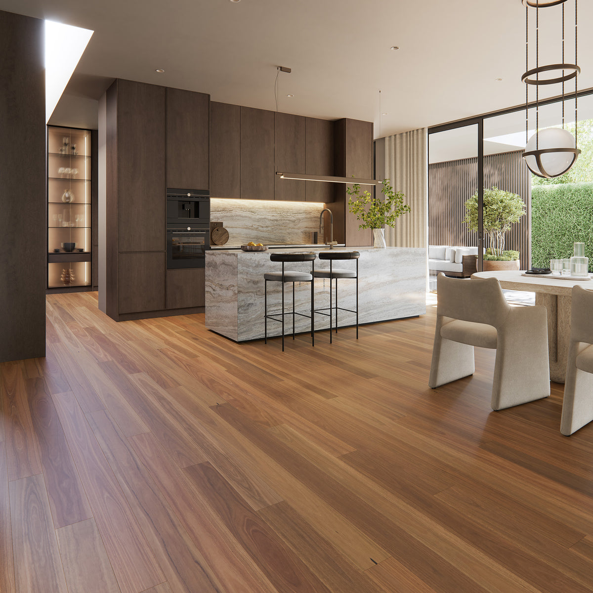 Spotted Gum Engineered Timber Textured 14/3 Nested - lifestyle view