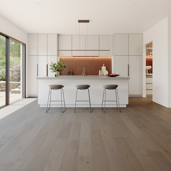 Greige European Oak Engineered Timber Textured 14/2 Nested - lifestyle view