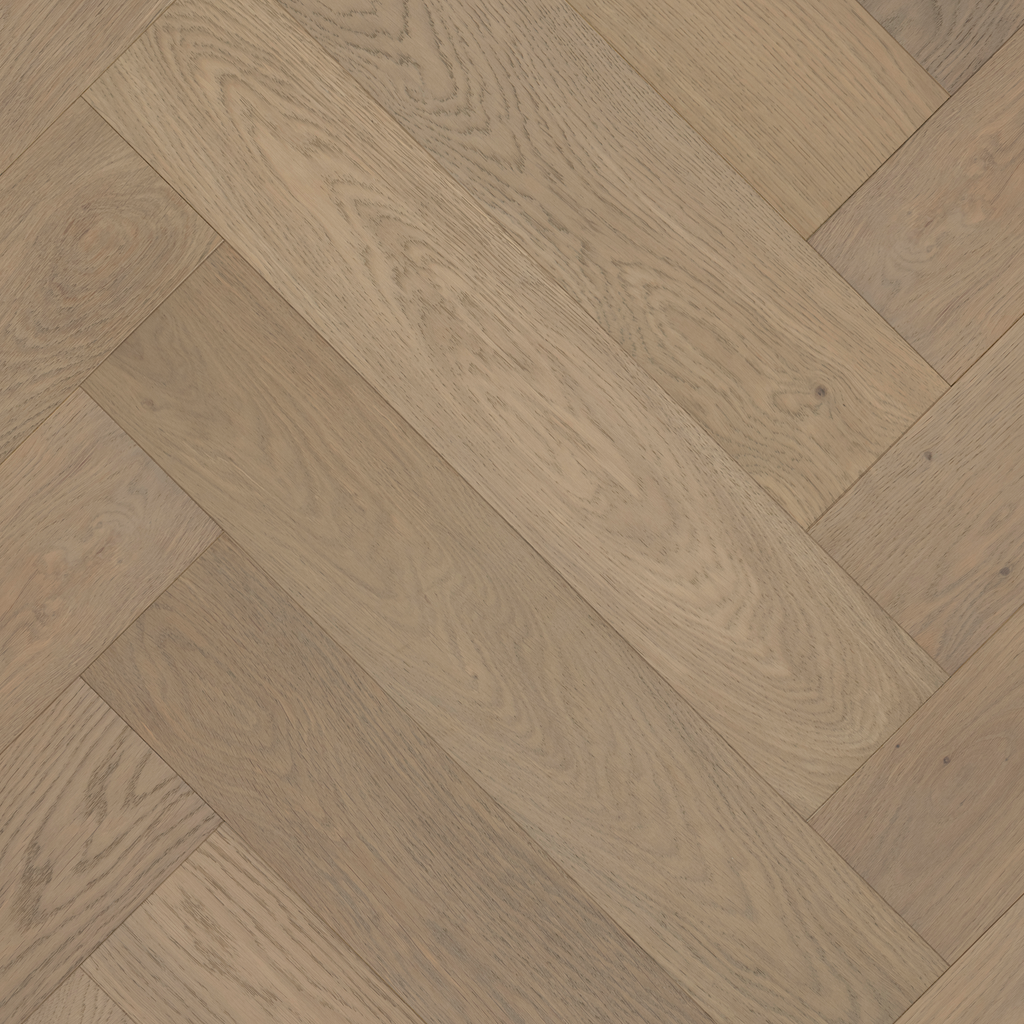 Enchant Paperbark Herringbone European Oak Engineered Timber Textured 14.5/3