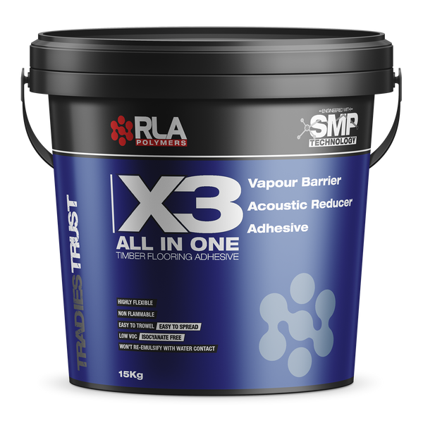 X3 SMP Timber Flooring Adhesive & Vapour Barrier 10L
