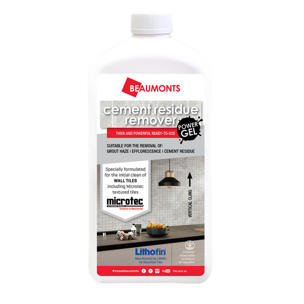 Cement Residue Remover WALL Power Gel 1L
