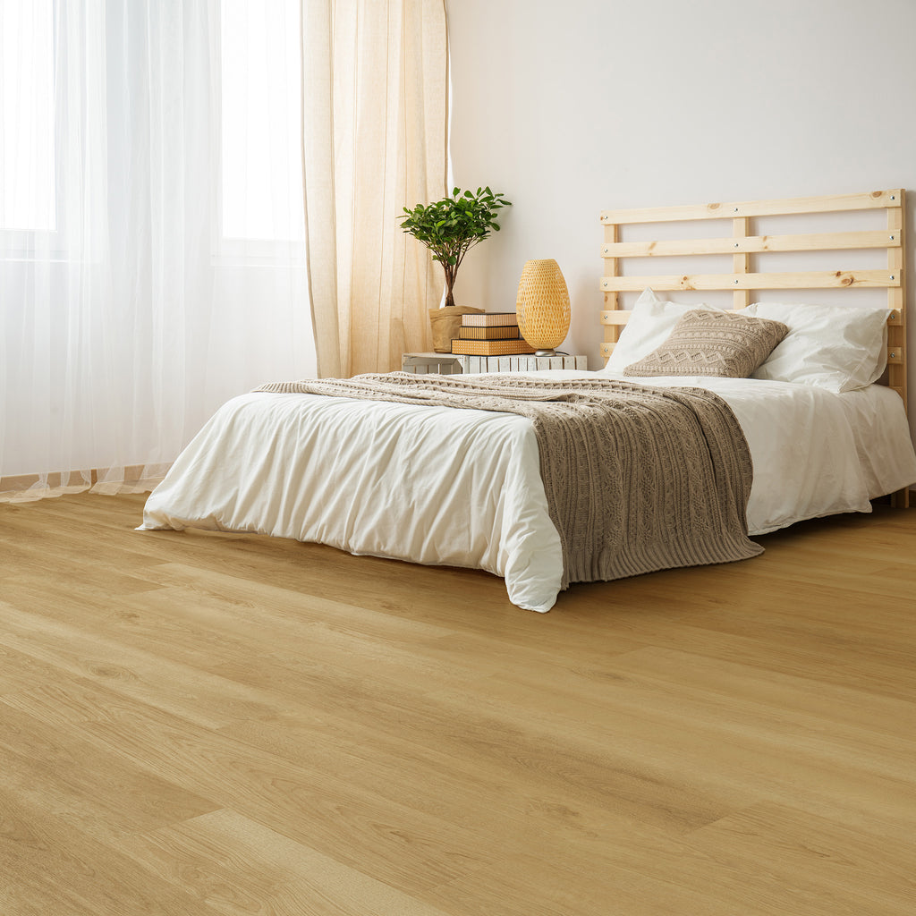 Blonde Oak Hybrid Textured - lifestyle view