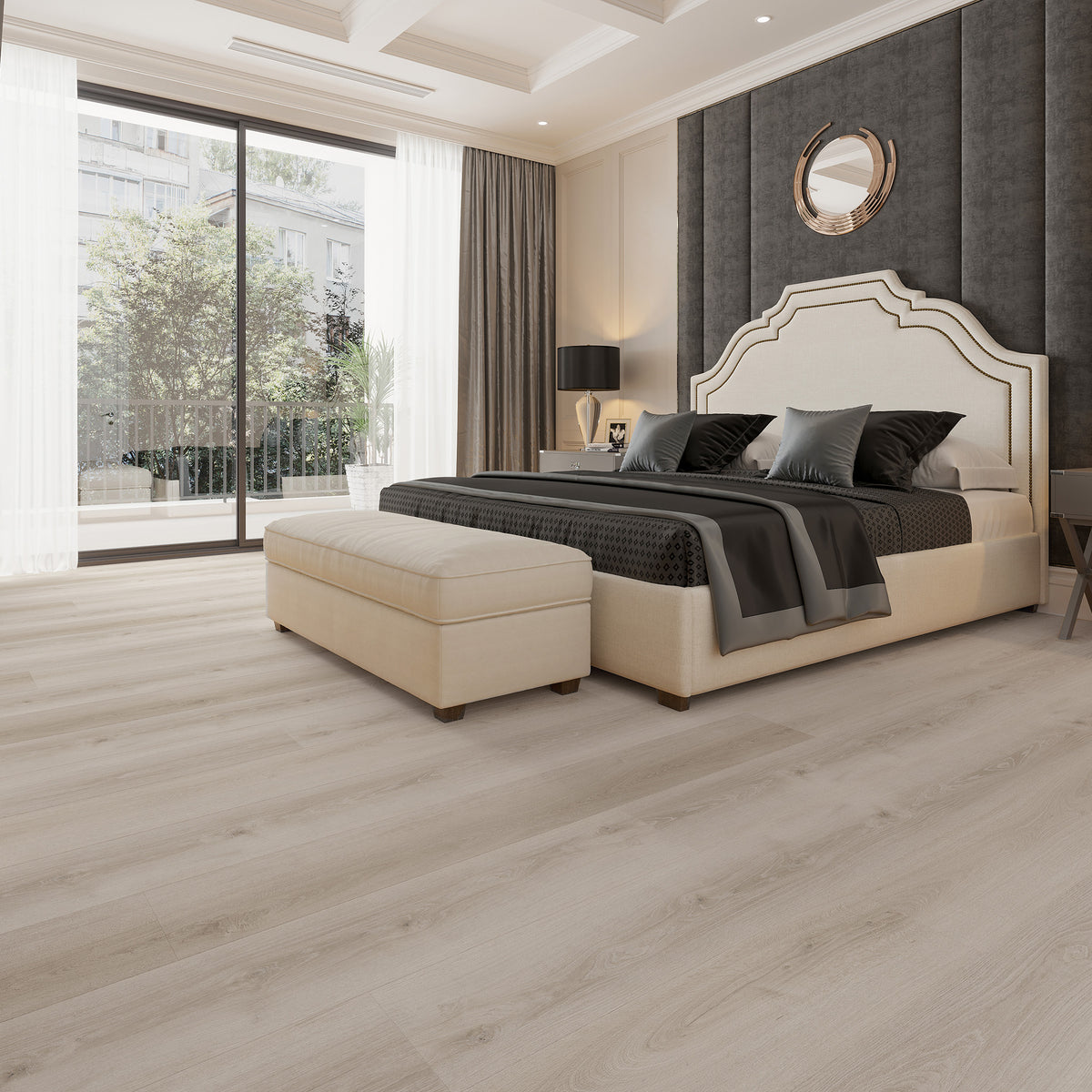 Bleached Oak Hybrid Textured - lifestyle view